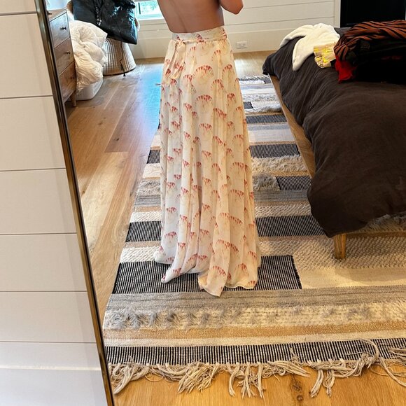 Seashell Maxi Wrap Skirt (Alexis Wren Hydra Wrap Skirt) - Picture 5 of 8
